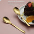 Kyraton Gold Teaspoons Set of 12, Stainless Steel Coffee Spoons for Home, Restaurant, Parties, Dishwasher Safe