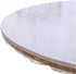 Clear Round Vinyl Fitted Tablecloth - Waterproof Oilcloth Heavy Duty Elasticized Table Cover for Round Table