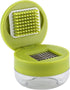 DOSMAMZ 2PCS 2PCS Garlic Presses, Garlic Chopper, Stainless Steel Blades Cutter, Crusher, Mincer, and Storage Container
