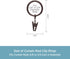 Kenney Brown Clip Curtain Ring, 5/8 In. To 3/4 In. (14-Pack)