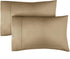 100% Cotton Pillow Cases Queen Size, Cooling & Soft Pillowcase Covers Set of 2 - 400 Thread Count (Beige)