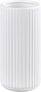 White Ceramic Flower Vase for Pampas Grass, 8 inch Small Decorative Centerpiece