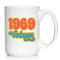 Vintage 1969 Fun 55th Birthday Coffee Mug Gifts for Men & Women, Retro 15oz White Ceramic Coffee Cups