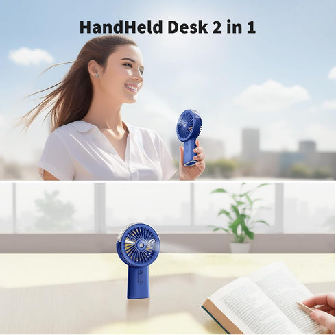 Otlonpe Misting Fan, Portable Fan with Mist, 4000mAh Rechargeable Handheld Fan, Water Spray Mister for Outdoors