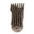 6 Inches, SPARTA Plastic Cutting Board Scrub Brush with Hanging Hole for Washing Cutting Boards, Brown
