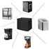 Ice Maker Cover, Universal Waterproof Shield for Rice Cooker, Bread Machine, Other Countertop Appliances, Black