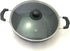 Non Stick Kadai with Glass Lid All Purpose Pan Non Stick Kadhai Deep Stir Fry Pan with Glass Lid for Gas and Induction Cook tops Aluminium Kadhai Deep Fry Pan Nonstick 2.2 Litre by G&D
