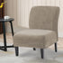 UCCONO Armless Accent Chair Slipcovers, Thick Velvet Slipper Accent Chair Covers for Living Room/Hotel Oversized Big