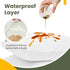 100% Waterproof Pillow Covers, Standard Size with Zipper (Set of 4), Pillow Protector, 20 x 26 Inches, White, Soft
