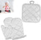 DOERDO 3 Pack Kid Oven Mitts for Children Heat Resistant Kitchen Mitts