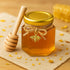 50 Pack 1.5 oz Hexagonal Glass Honey Jars in Bulk with Wooden Dipper Bee Charms Thank You Cards Burlap Fabric Twine