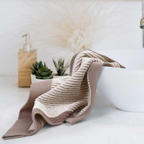 12 Pack, 13.5 13 Inches Cleanbear Wash Cloths Jacquard Weaved Cotton Washcloth for Body and Face, by Soft Face Towels