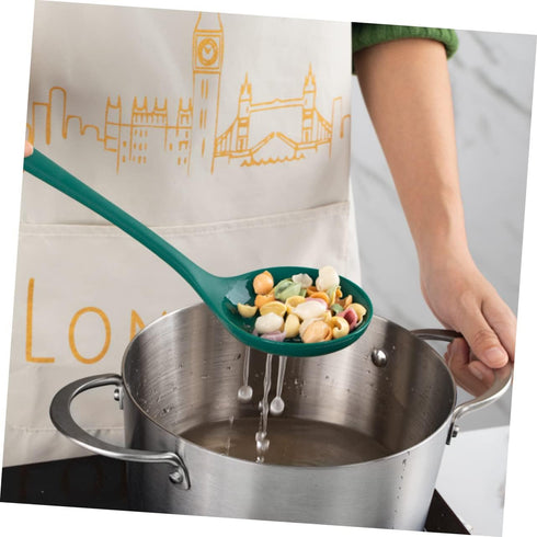 Zerodeko 1 Set Silicone Spatula Cooking Spatula, Slotted Skimmer, Nonstick Silicone Spoon, Colander Drain Tool