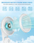 EasyAcc Portable Hand Held Fan, Ultra Quiet 5 Speed Personal Fan, LED Dispay USB C Rechargeable Handheld Fan, 180° Foldable Small Desk Fan, Electric Cooling Fan&PowerBank for Office Home Travel… by EasyAcc