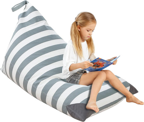 Aubliss Stuffed Animal Storage Bean Bag Chairs Cover, 50"x 35" Extra Large