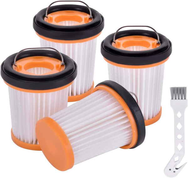 4 Pack WV201 Wandvac Filter Replacement for Shark ION W1 S87 Cordless Handheld Vacuum Models