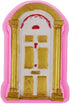 Luckycivia 2 Pack Door Window Silicone Mold, Baking Mold for Frame Cakes, Fondant Decorating, Chocolate Candy
