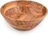 Acacia Wood Fruit Bowl, 10" x 10" x 4", Serving Dish for Fruits or Salads, Beautiful Kitchen Decor