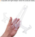 uxcell 9" Acrylic Plate Stands for Display Easels, Transparent 5Pcs Acrylic Plate Holder for Card Photo Frame