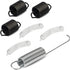 Whirlpool Washer Parts Kit, 3 Pcs Suspension Spring Wp63907, 1 Pcs Counterweight W10250667, 3 Pcs Tub Wear Pad
