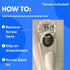 Water Dispenser Lever for Refrigerator, One-Handed Water Dispensing Lever for Select Models, Made in USA, White