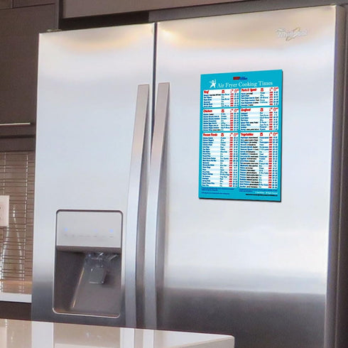 Ninja Air Fryer Cooking Times All-in-One Magnet: Accurate Guide for Most Ninja Foodi Models, Big Text Easy to Read