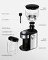 SHARDOR Coffee Grinder – Adjustable Burr Mill with 16 Precise Grind Settings for 2-14 Cup, Silver