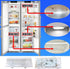 WPW10515057 LED Light Replacement for Whirlpool WRS325FNAM00, Side-by-Side Refrigerator