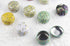 Candy Tins Jars Colorful Flower Metal Tin with Lid, Empty Round Storage Tins for Making Candles, 12 Pack