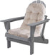 Big Hippo Indoor Adirondack Chair Cushion, Tufted High Back Patio Chair Cushions Soft Thicken Patio Seat Pad for Home