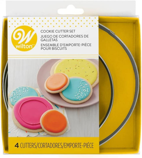 Wilton Nesting Circles Cookie Cutter Set, 4-Piece