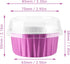 EUSOAR Cupcake Liners, 50pcs 5oz Disposable Ramekins, Aluminum Foil Muffin Liners Baking Cups Containers