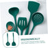 Zerodeko 1 Set Silicone Spatula Cooking Spatula, Slotted Skimmer, Nonstick Silicone Spoon, Colander Drain Tool
