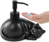 Cat Shape Soap/Lotion/Hand Sanitizer Stainless Steel Pump Dispenser Gifts for Cat Lovers, Refillable for Cute Kitchen