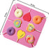 2Pcs Love Heart Lollipop Candy Molds, 8-Cavities Food Grade Silicone Molds with 40 Lollipop Sticks