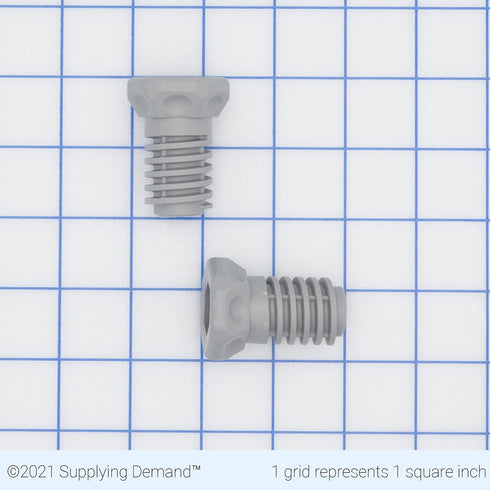 Supplying Demand 2 Pack Clothes Dryer Adjustable Leveling Leg Replacement, DC61-03128A 2692286