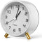 Alarm Clock for Bedroom,Loud Analog Clocks with Silent Non-Ticking,Voice Controlled Light,Small Clock