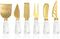 Charcuterie Board Accessories, 6 Pieces Cheese Knife Set, Marble Handle Butter Knives for Charcuterie Board Accessories