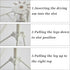 Zxmissu 2 Pack 10 Foldable Pasta Drying Rack, Homemade Fresh Spaghetti Stand Collapsible Dryer Noodle Hanger