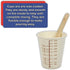 50 Coated Paper Graduated Measuring Cups, 3oz for Mixing Paint, Stain, Epoxy, Resin; Disposable & Recyclable by