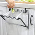 Smartprints LANGUGU Stainless Steel Foldable Trash Rack, Multi-Functional Garbage Bag Holder for Kitchen