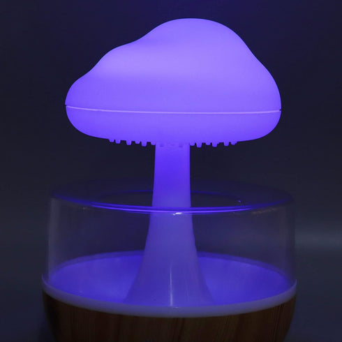 Rain Clouds Humidifier, Micro Humidifier Water Drip Essential Oil Diffuser with 7 LED Light for Home Office Bedside