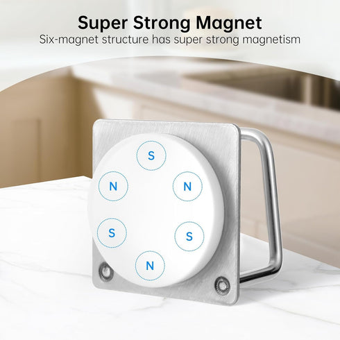 Everlling Sink,1 Magnetic Sponge Holder for Kitchen Pcs Strong Magnetic Stainless Steel Rack Stand, Kitchen