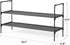 3-Tier Closet, 36.2" 2 Kitsure Shoe Rack - Shoe Organizer, Shoe Rack for Entryway, Bedroom, Easy- Assembly Storage
