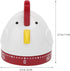 Cute Rooster Mechanical Kitchen Timer, 60 Minutes Wind Up Manual Countdown Timer for Home, Study, Cooking