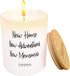 House Warming Gifts for New Home - Scented Candle Gift with 100% Organic Soy Wax & Fragrance Oil, 14 Oz., Vanilla