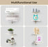 4 2 Pack Floating Book Shelves for Wall, Tier Invisible Floating Bookshelf, Vertical Spine Book Tower, Wall Mounted