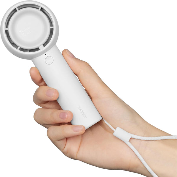 JISULIFE Handheld Fan, Portable Bladeless Mini Fan with 4500mAh, 18H Max Cooling Time, USB Rechargeable for Travel