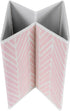 DII Small Herringbone Storage Bin Set of 2, Mauve, Non Woven Polyester