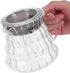Fdit High Borosilicate Glass Coffee Pot, Exquisite Kettle with Rubber Cover, Coffee Maker for Home, Hotel, Office (1#)